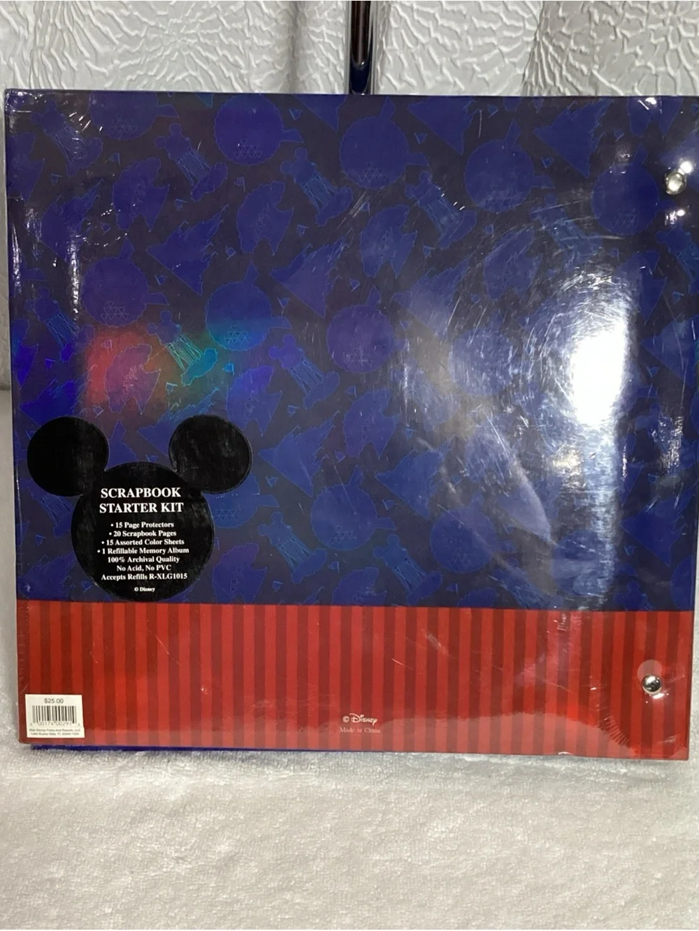 Walt Disney World Scrapbook Starter Kit Photo Memories Large Album NEW